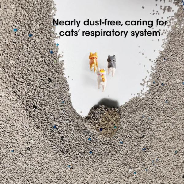 Grey Ore Cat Litter OEM ODM Dustless Cat Litter Sustainable