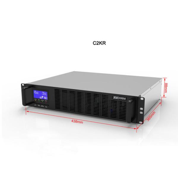 2KVA 2KW Online UPS Rack Mount Uninterruptible Power Supply For ATM Machine