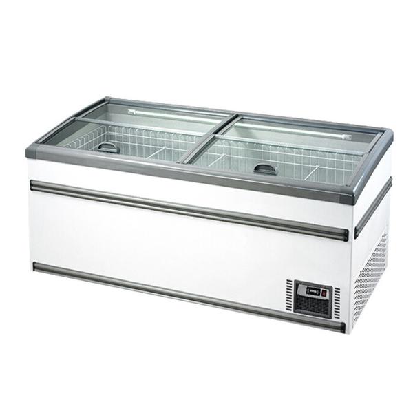 Морозильник острова оборудования рефрижерации супермаркета для мороженого