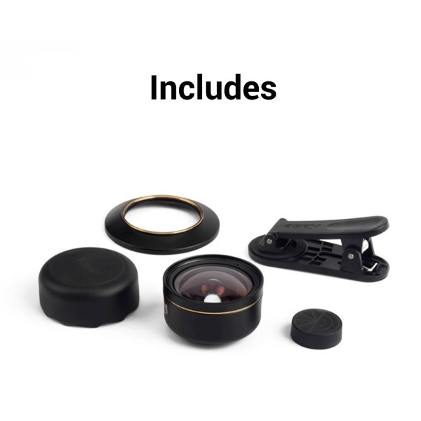 16mm Phone Camera Lens Wide Angle Phone Lens With 5 Elements Multi Layer Coating And No Distortion