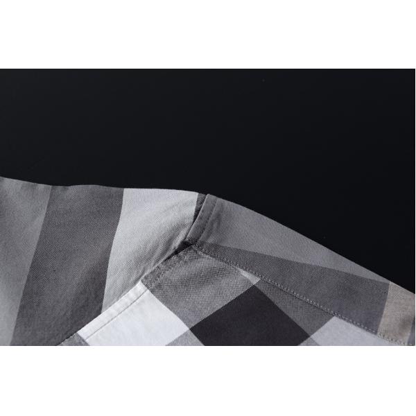 2023 Solid Grey Check мужская рубашка весной и осенью для мужских рубашек S-2XL