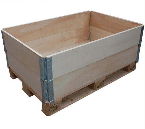 Customized Logo Wooden Pallet Crates Stackable Wooden Crates Dangerous Goods Packaging