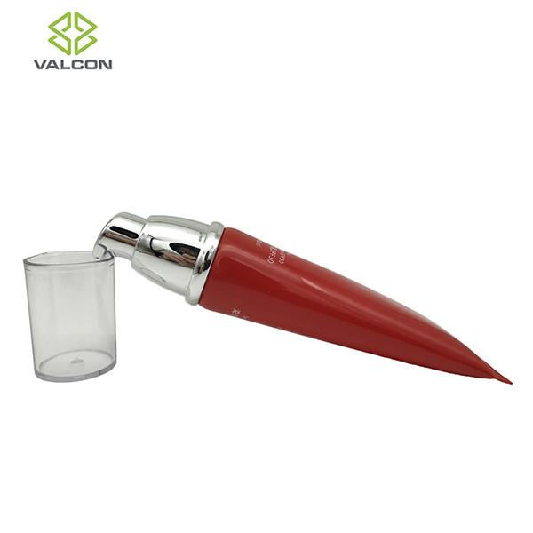 Diameter 30 MM Airless Cosmetic Tubes Silver UV Pump Acrylic Cap For Sunscreen