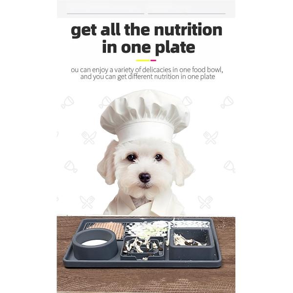Dog Licking Mat Slow Food Bowl Food Grade Silicone With Suction Cup Pet Bowl