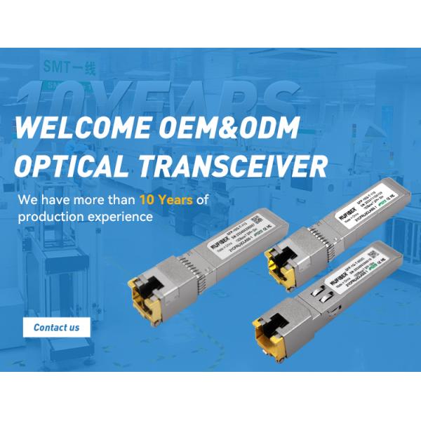 10G SFP Copper Module 10G-T RJ45 SFP Module 30m Cat6 Cable for Cisco/Huawei Switch