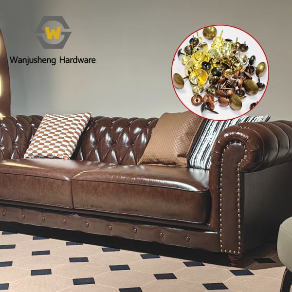 High Quality Furniture Living Room Sofa Decoration Nails Decorative Pushpin Metal Round Head Thumbtack