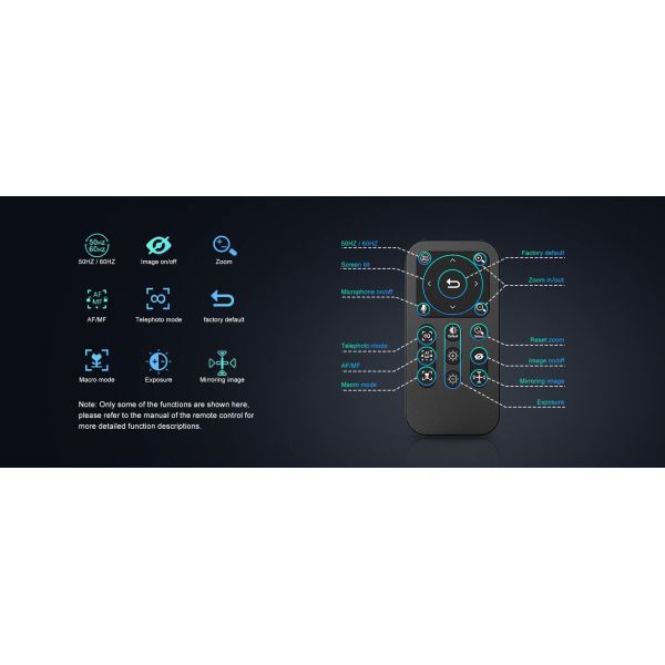 Ultra HD USB 4K Webcam With Remote Control 4K 60FPS Streaming Camera