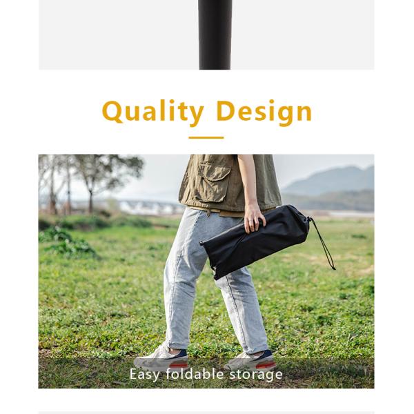 Adjustable Height Aluminum Camping Table 43-64cm 30kg Load