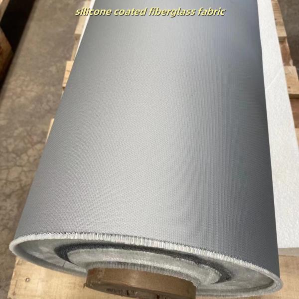 Double Sides Fireproof Silicone Fiberglass Fabric High Temperature Thermal Insulation Silicone Coated Fiberglass Cloth