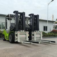 3 toneladas 3,5 toneladas carretilla elevadora elevadora de horquilla con multifunción de horquilla con bloque de abrazadera