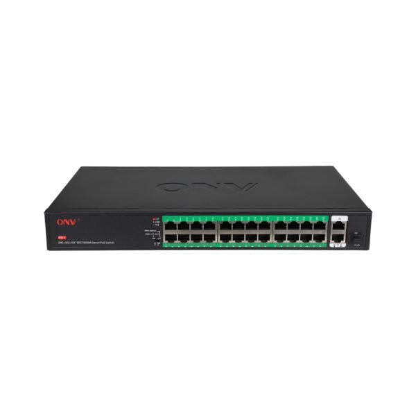 24 PoE Ports 60W PoE++ Gigabit Uplink Network Switch with SFP Fiber Port