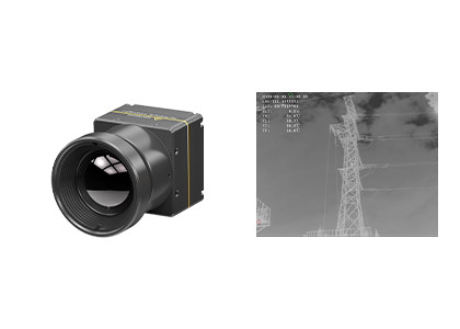640x512 Resolution 8μm Pixel Size 30mK NETD Thermal Imaging Module for Security Camera Integration