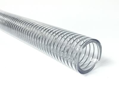 Non Toxic PVC Steel Wire Hose / Pipe / Tubing Candy Smell Resistant Abrasion