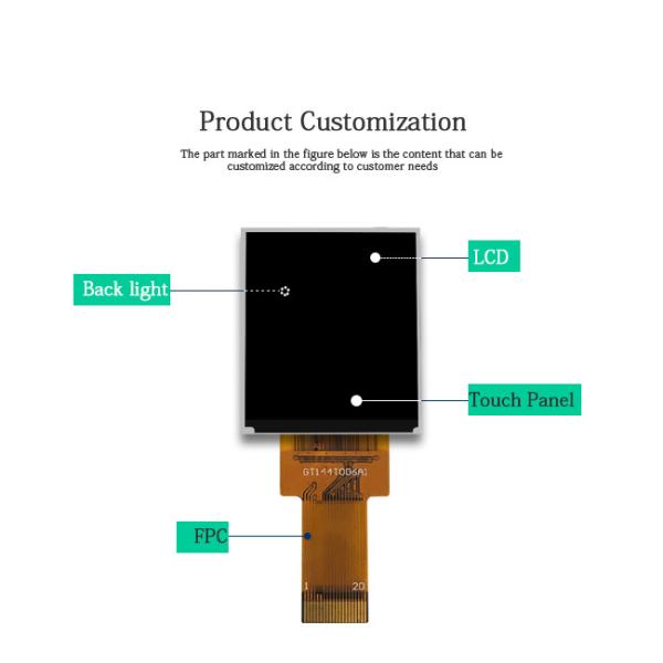 1.44 дюймовый мини Tft LCD дисплей 128x128 Tft LCD дисплейная панель