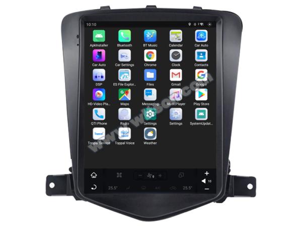 9.7 Screen Tesla Vertical Android Screen For Chevrolet Cruze J300 2008-2012 Car Multimedia Stereo