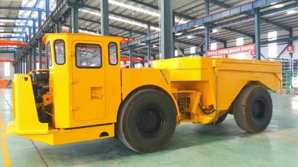 Reboque de 15 toneladas com rodas, caminhão basculante alaranjado do caminhão basculante da mineração