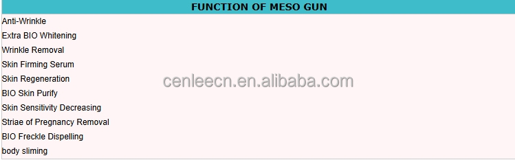 CenLee Mesogun RF Microneedling Mesotherapy Gun with Needle Nano Injector for Face & Body Skin Rejuvenation