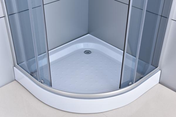 cerco de vidro 900×900×1950mm do chuveiro de canto de 4mm