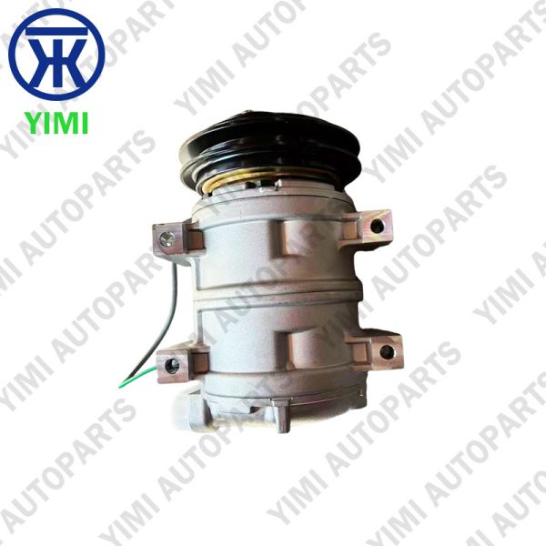 Gear-Driven Air Compressor Assembly with Cast Iron Cylinder for ISUZU 700P 4HK1 Engine 130-145 psi