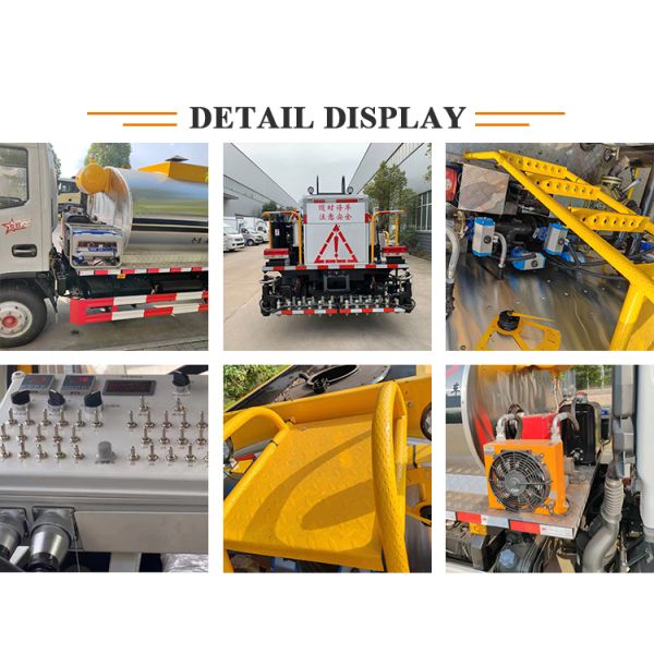 Spreader Width Small Bitumen Sprayer Truck Water Tanker Truck Intelligent Asphalt Distributor