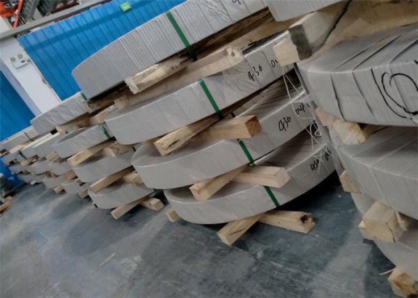 Austenitic  Steel Strip Coil , Galvanized Metal Strips Mirror Finished Surface