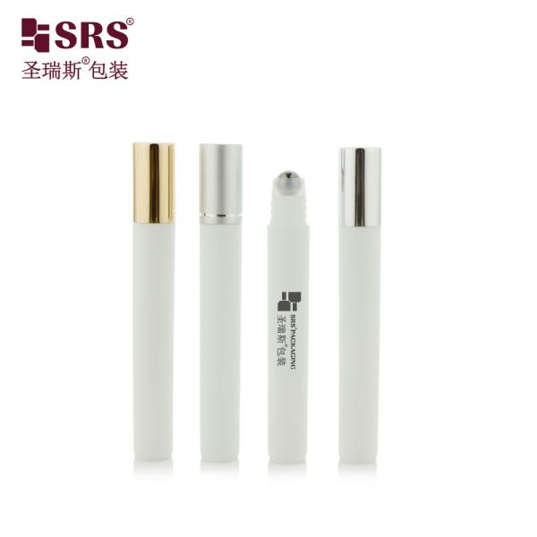 RPA-10ML(C) Injection Custom Color Glossy Matte In Mold Plastic Roller Ball Bottle Wholesale Eye Gel Serum Bottle Tube