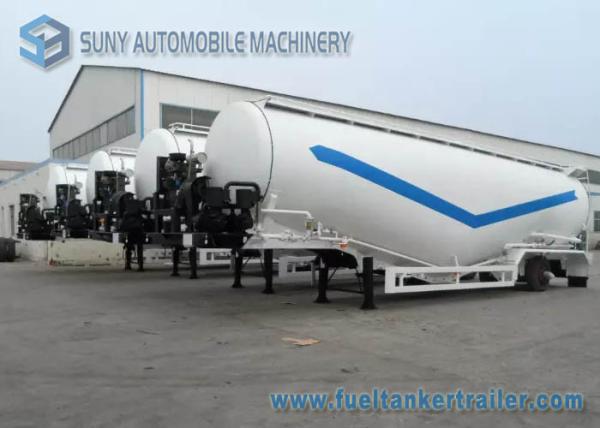 52 Cubic Meters Dry Bulk Tanker 15 Ton Cement Powder Trailer
