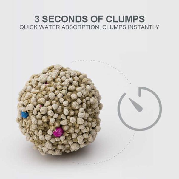 Fast Clumping Bentonite Cat Litter Highly Absorbent Strong Deodorizing ECO Friendly Pet Products