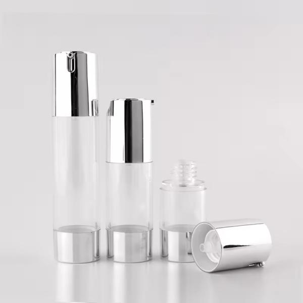Bouteille de pompe à crème sans air 15 ml 30 ml 40 ml 50 ml Bouteilles de pompe à lotion sans air