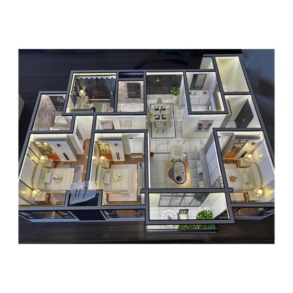 House Scale Model 1:50 Architectural Scale Model Interior Customized