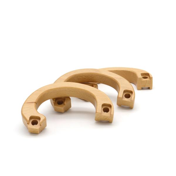 mango de madera para copa de vidrio, mango de madera personalizado OEM / ODM acepta