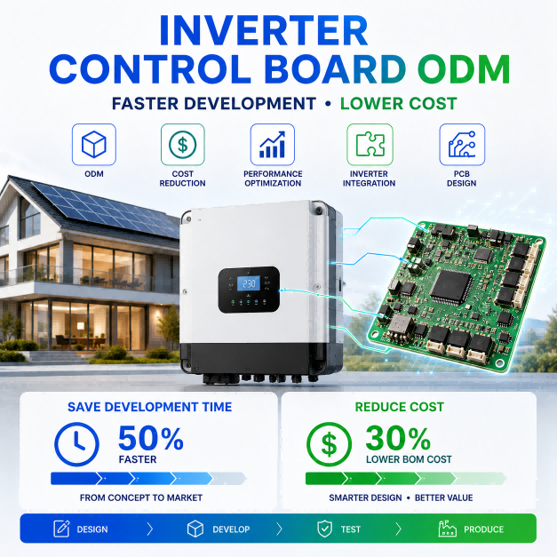 Inverter Control Board ODM Cost Reduction Performance Optimization MCU MOSFET IGBT Driver PCB