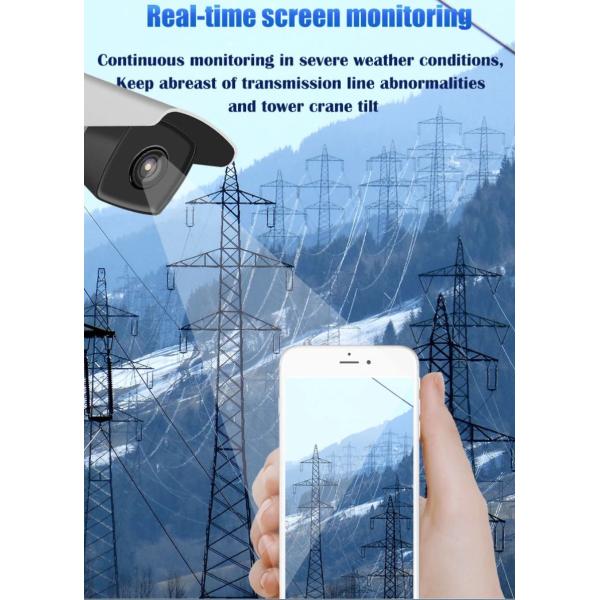 MTK6739 камера слежения 12W андроида 7,0 4G Wifi для опоры электричества