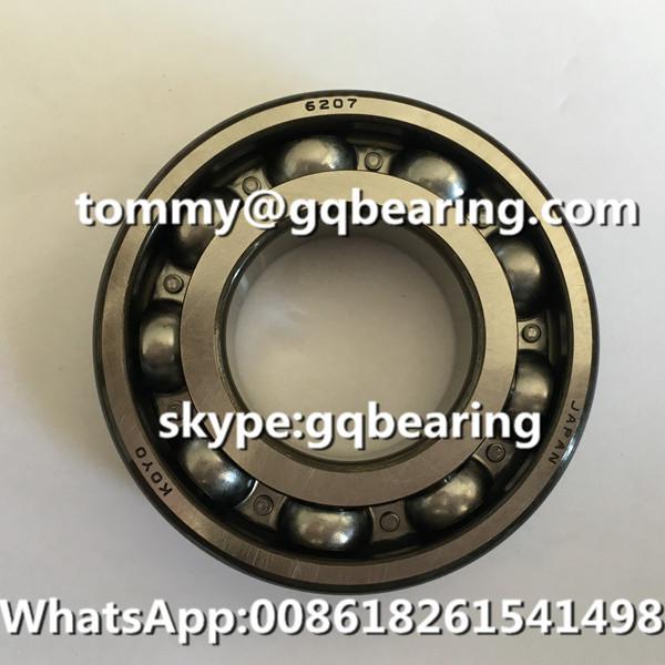 Gcr15 Steel Material Japan Genuine KOYO 6207 6207CM Single Row Deep Groove Ball Bearing