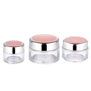Largura imprimindo UV material acrílica de empacotamento de creme redonda do
