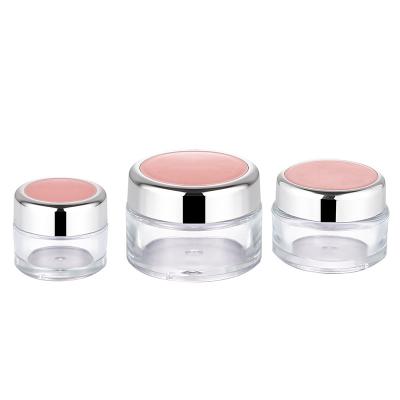 Largura imprimindo UV material acrílica de empacotamento de creme redonda do frasco 20g 50mm