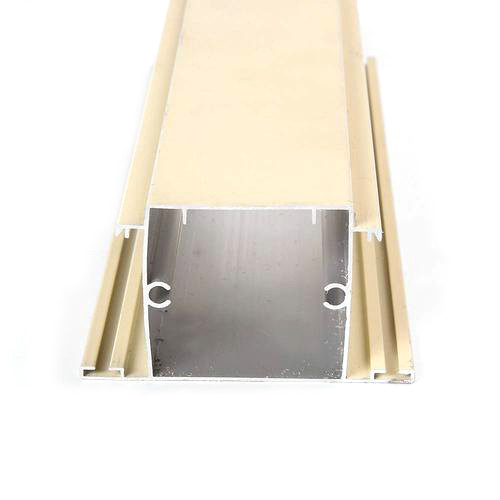 OEM Drawing Beige T3 T8 Aluminum Window Profiles