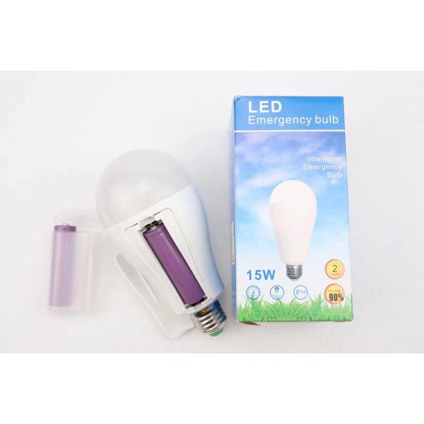 15W White E27 LED Bulb for Rechargeable Emergency Lighting in Outdoor Environments