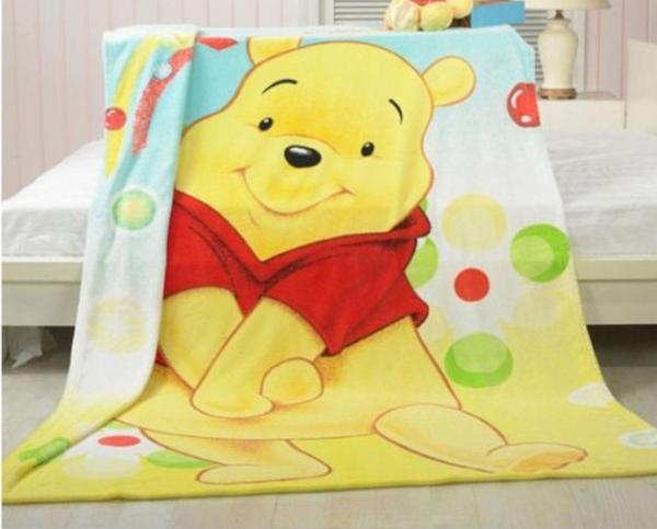 Custom Kids Plush Screen Printed Blanket , Cute Flannel Baby Blanket Anti - Pilling