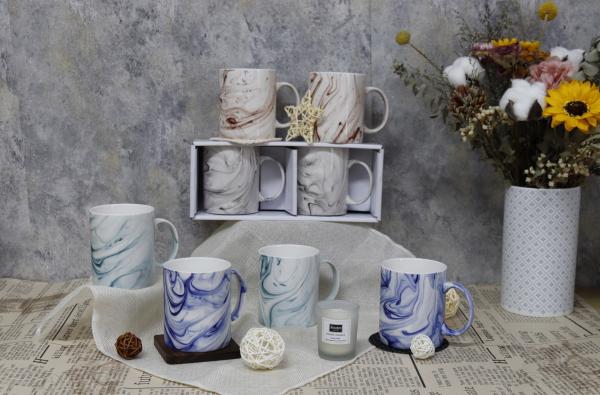Grain glazy gift mug new bone china luxury mugs for home and office use ceramic mugs