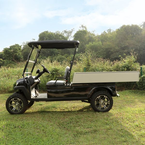 Electric Lifted Utility Golf Car Housekeeping Tool Car with Aluminum Box
