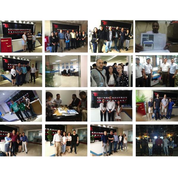 Trajeto de marcação do laser da fibra das peças do laser da cor azul com elevador para cima e para baixo