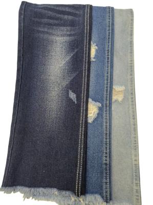 High quality 90%Cotton No stretch Cotton Polyester Rayon DARK INDIGO 7*7 Denim fabric  JSD3359 for fashion jeans