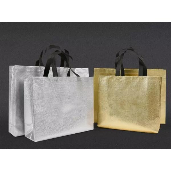 Laminated Non Woven Bags Customized Printing Tote Bag Packaging
