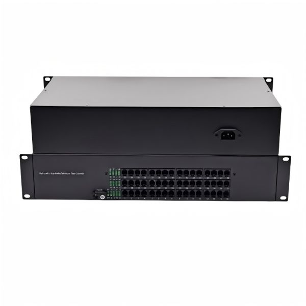 48 Channel Telephone Multiplexer Rack Mount Fiber Optic Multiplexer