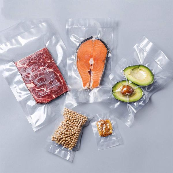 OEM ODM Vacuum Pouch Bags Transparent Moisture Proof Embossed Sealer Rolls