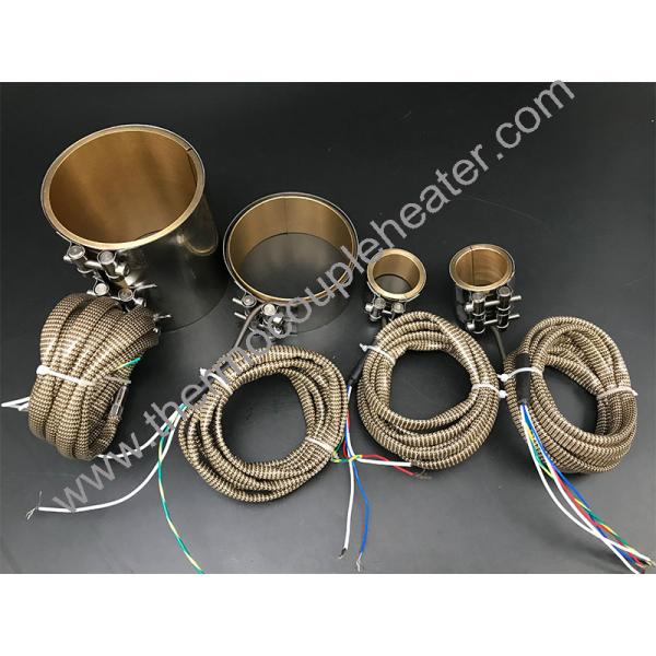 Inner Brass Outer Stainless Steel Jacket Nozzle Spring Coil Heater With Clamp