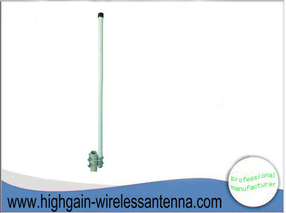 Vertical 3G High Gain Antenna / Omni Fiberglass Antenna For Repeater Station