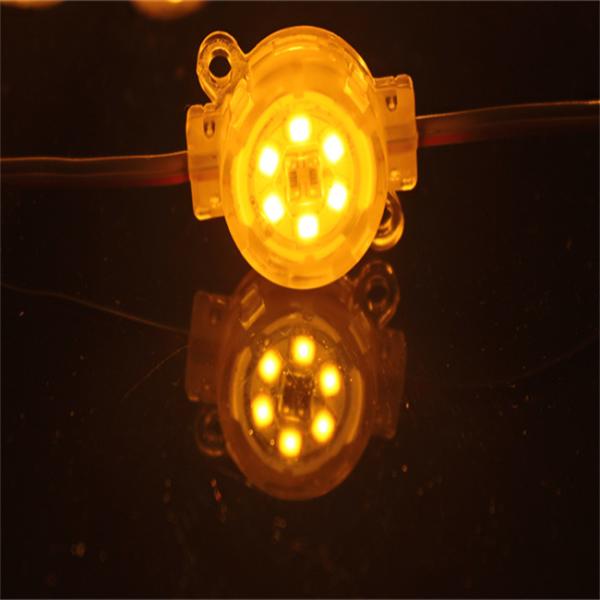 Led Pixel Point Lights Customizable Multiple Colors Holiday Lights 30mm Waterproof Addressable RGB  Aluminum Profile Light