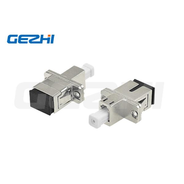PC Hybrid Adapter with Ceramic Sleeve and Metal Housing for Precise SC to LC Single Mode Connections